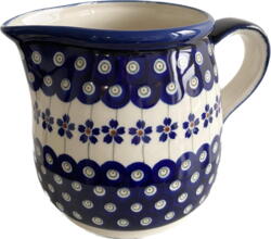 Ægte Polsk Keramik 1,2 L
Håndlavet og Håndmalet
Mønster "Påfugle Øjne"