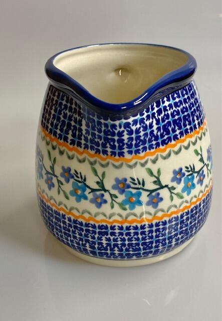 Ægte Polsk Keramik. Kande 1,2 L
Håndlavet og Håndmalet
Mønster "Blomster Mosaik"