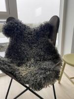 Stort Gotlandsk lammeskind til stueindretning. Perfekt til stol, bænk eller sofa.