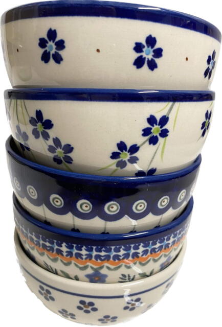 Keramik skål blå 11,5 cm
Ægte Polsk Keramik