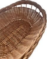 Kurv til brød servering - Håndflettet i naturmaterialer