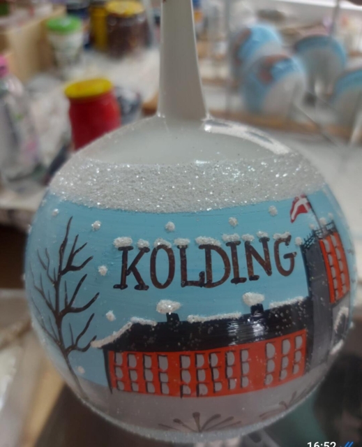 Kolding Julekugle
Unika Design
Håndlavet Julekugle