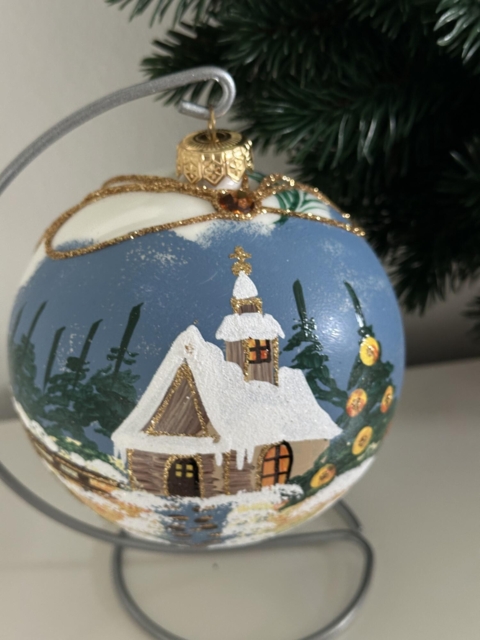 Håndmalet Julekugle
Landskab