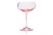 Champagne skåle i rosa glas fra Anna von Lipa med elegant håndlavet design