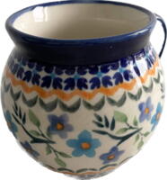 Krus 30 cl - Polsk Keramik - Blomster Mosaik