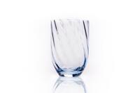 Swirl vandglas - Blå