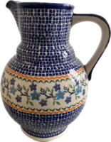 Kande 1,75 L - Polsk Keramik - Blomster Mosaik