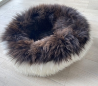 Hundekurv af Ægte Lammeskind - 60 cm