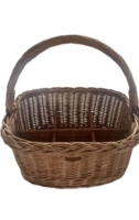 Flaskekurv til 6 flasker - 42 cm