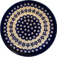 Tallerken 19,5 cm - Polsk Keramik - Pågugle øjne