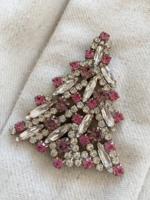 Broche i vintage rhinsten (M1)