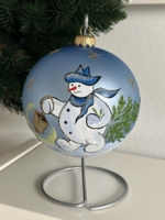 Håndmalet Julekugle (M3) - 120 mm